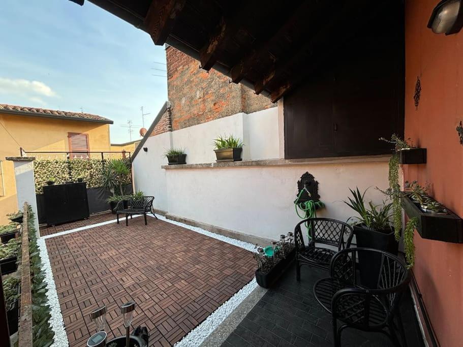 Ferienwohnung La Terrazza In Centro Treviglio Exterior foto